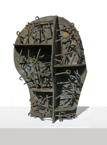 OPEN HEAD, 2015, brass.