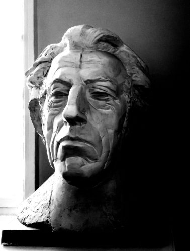 Lithuanian watercolour master Algirdas Lukštas, 1987-1988, plaster