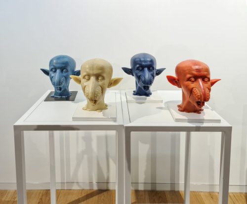 Hierarchy (fragment), 2021, coloured wax.