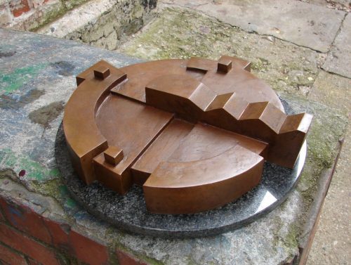 A dedication to the renowned Lithuanian poet Kristijonas Donelaitis (1714-1780). Curator of the project Dalia Matulaitė.2009, bronze.  55x10 cm
