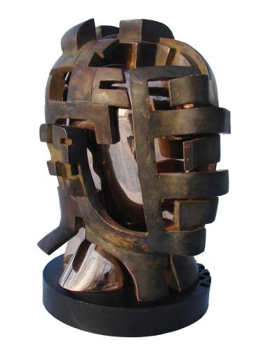 Inner and Outer Form, 2013, bronze.