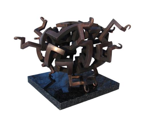 EXPANDING SPHERE, 2012, bronze